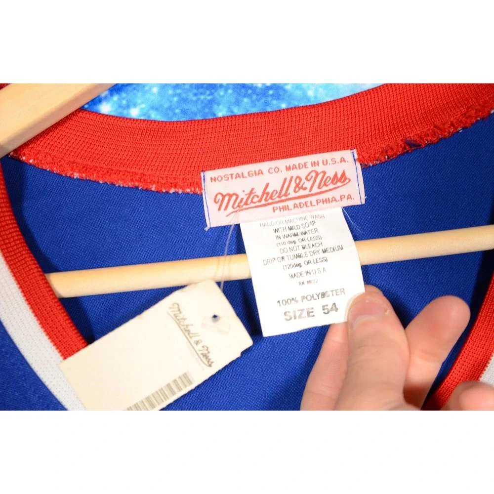 Mitchell & Ness Chicago Cubs Jersey Mens Size 54 Blue MLB Baseball Sandberg 1984